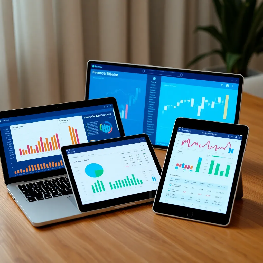 Digitale budgetteringstools op laptop en tablet