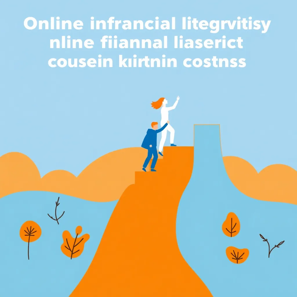 Illustratie van persoon die financiële doelen bereikt